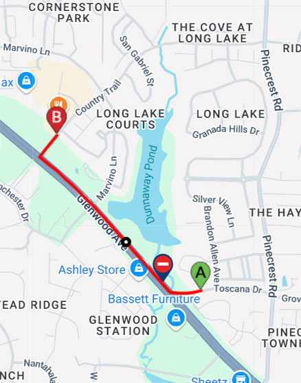 Route with Closure