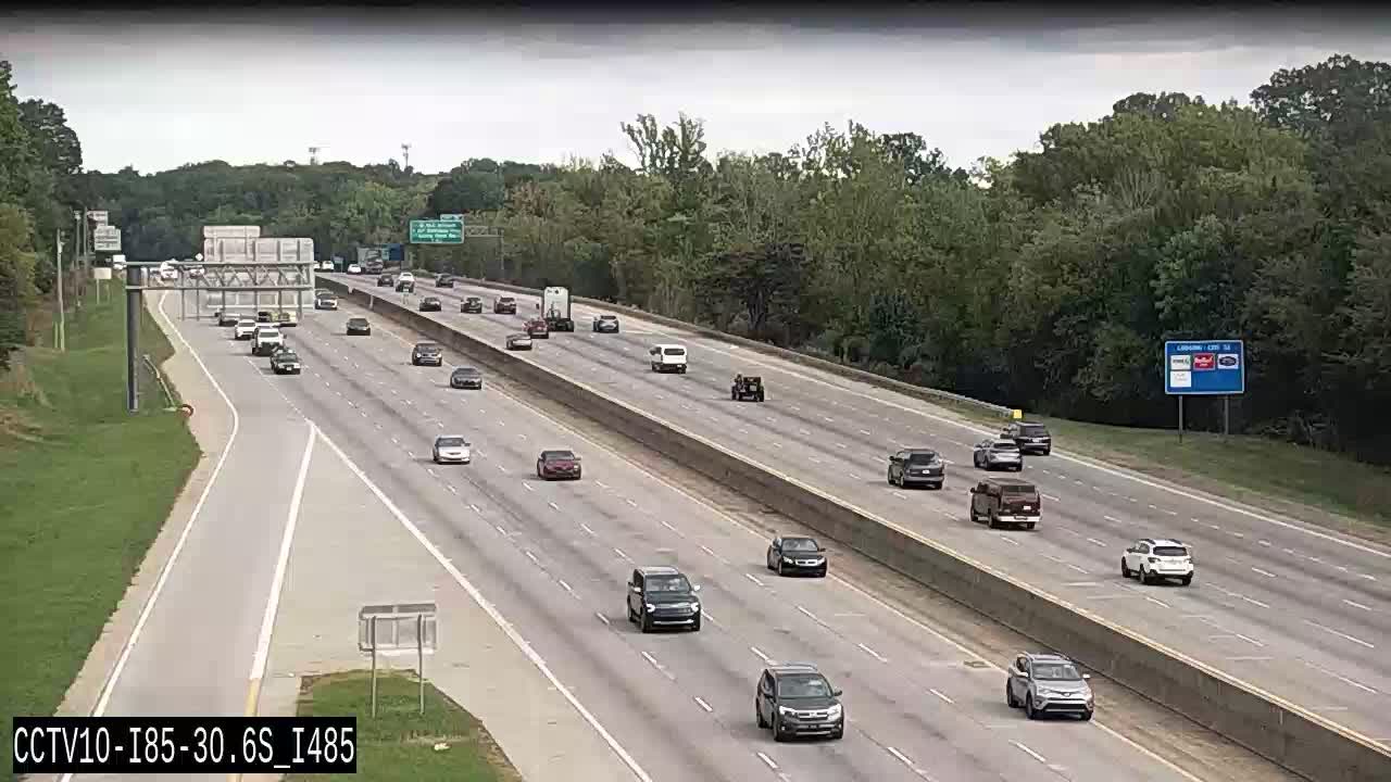 CCTV10-I85-30.6S_I485 road camera