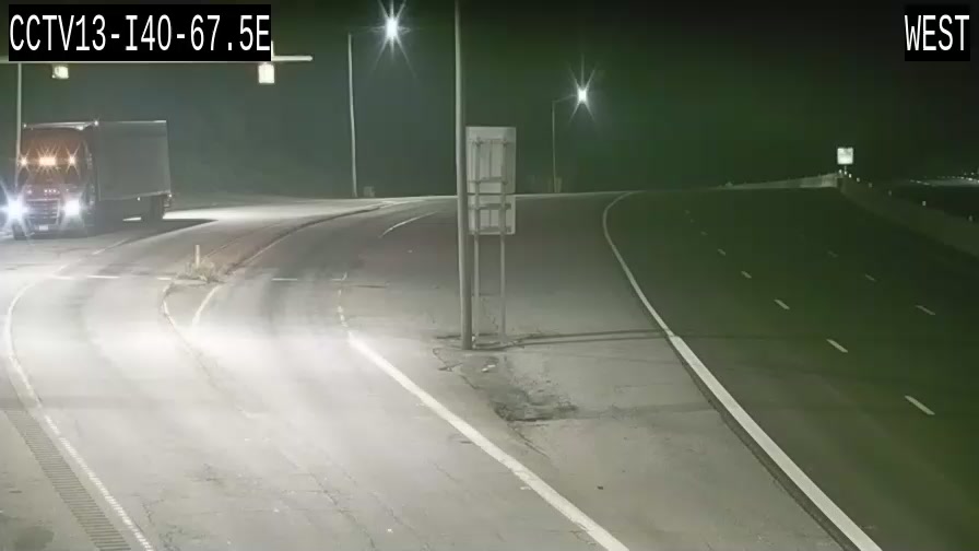 I-40 & Old Fort Mountain MM 67.5 traffic camera, view east, North Carolina
