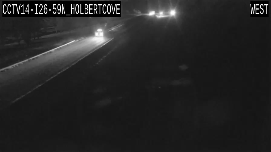I-26 & Holbert Cove traffic camera, view west