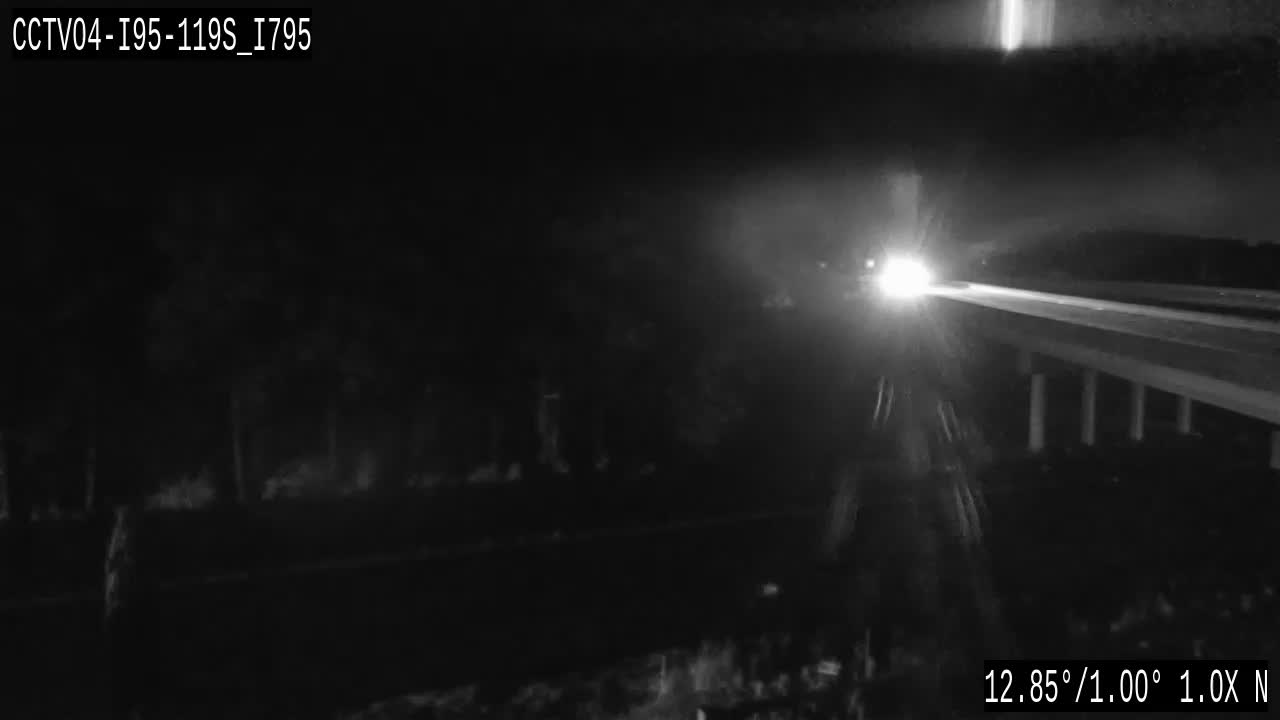 Traffic camera: I-95 southbound near mile marker 119 at I-795