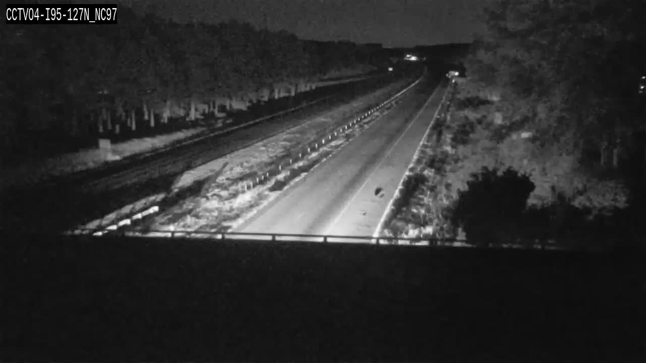 Traffic camera: I-95 northbound near mile marker 127 at NC 97