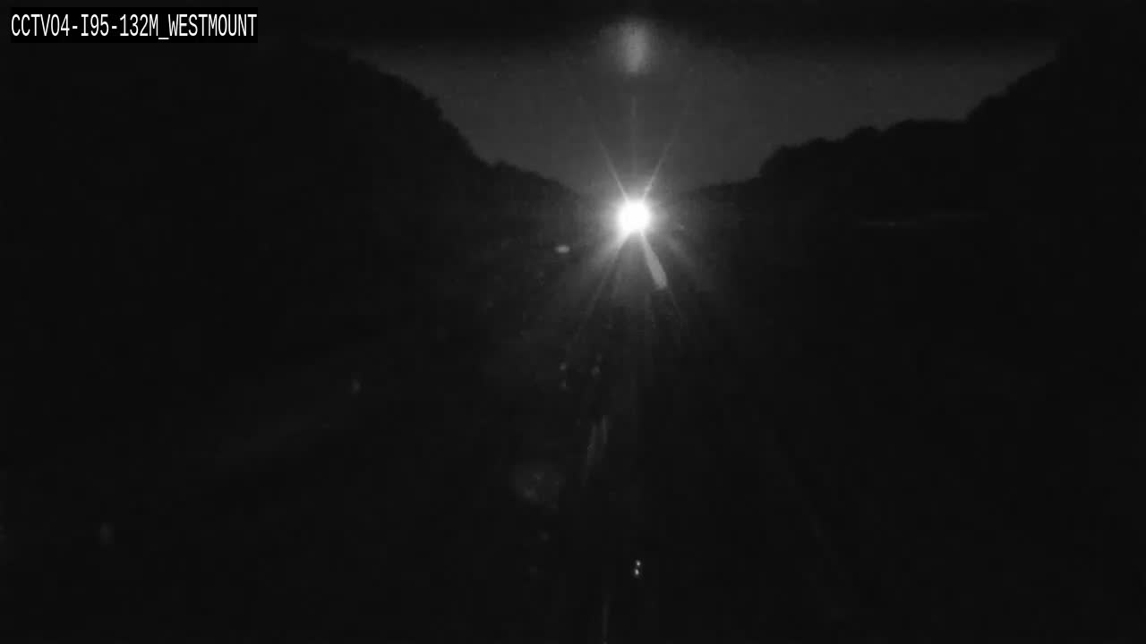 Traffic camera: I-95 near mile marker 132 at Westmount