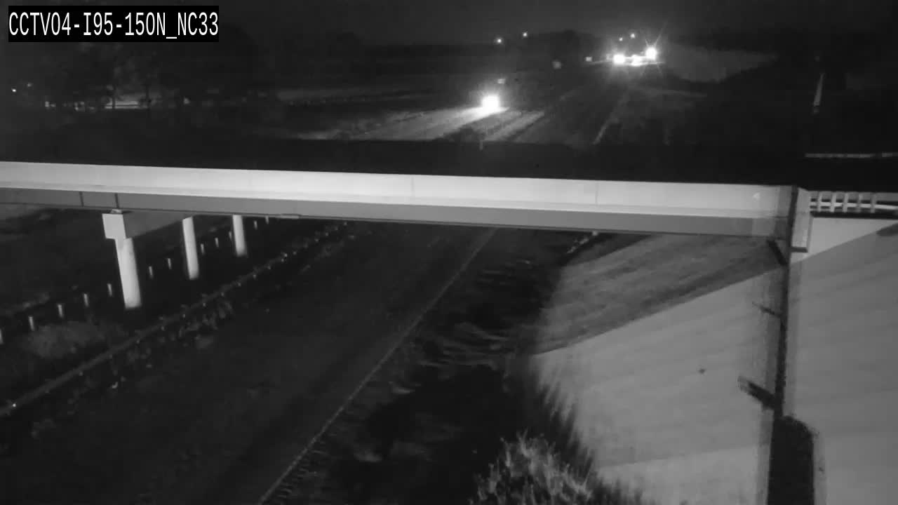 Traffic camera: I-95 northbound near mile marker 150 at NC 33