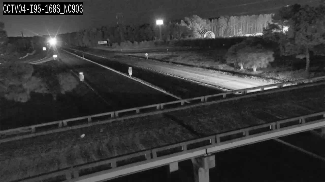 Traffic camera: I-95 southbound near mile marker 168 at NC 903