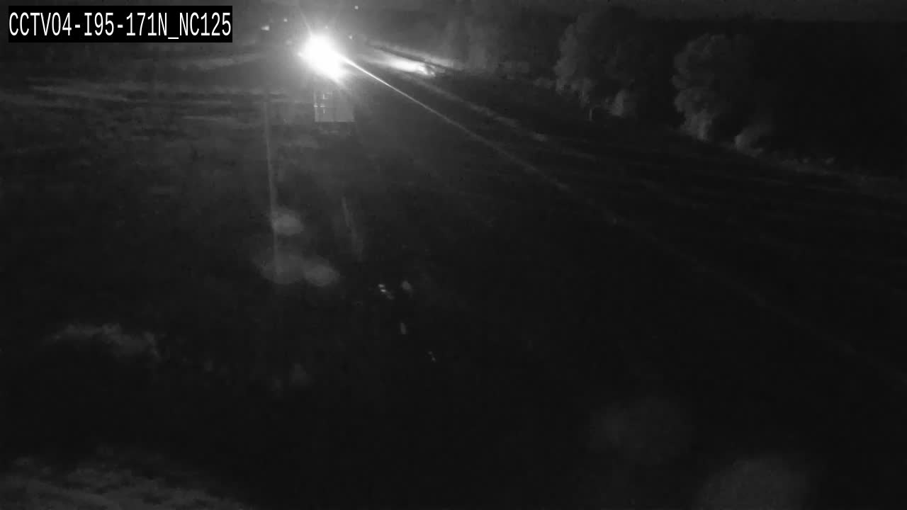 Traffic camera: I-95 northbound near mile marker 171 at NC 125