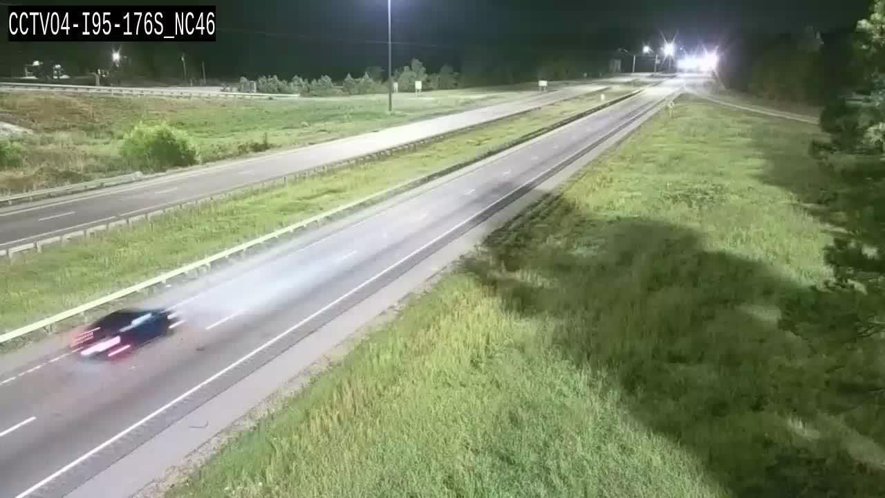Traffic camera: I-95 southbound near mile marker 176 at NC 46