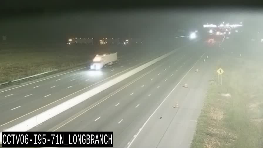 Traffic camera: I-95 northbound near mile marker 71 at Longbranch