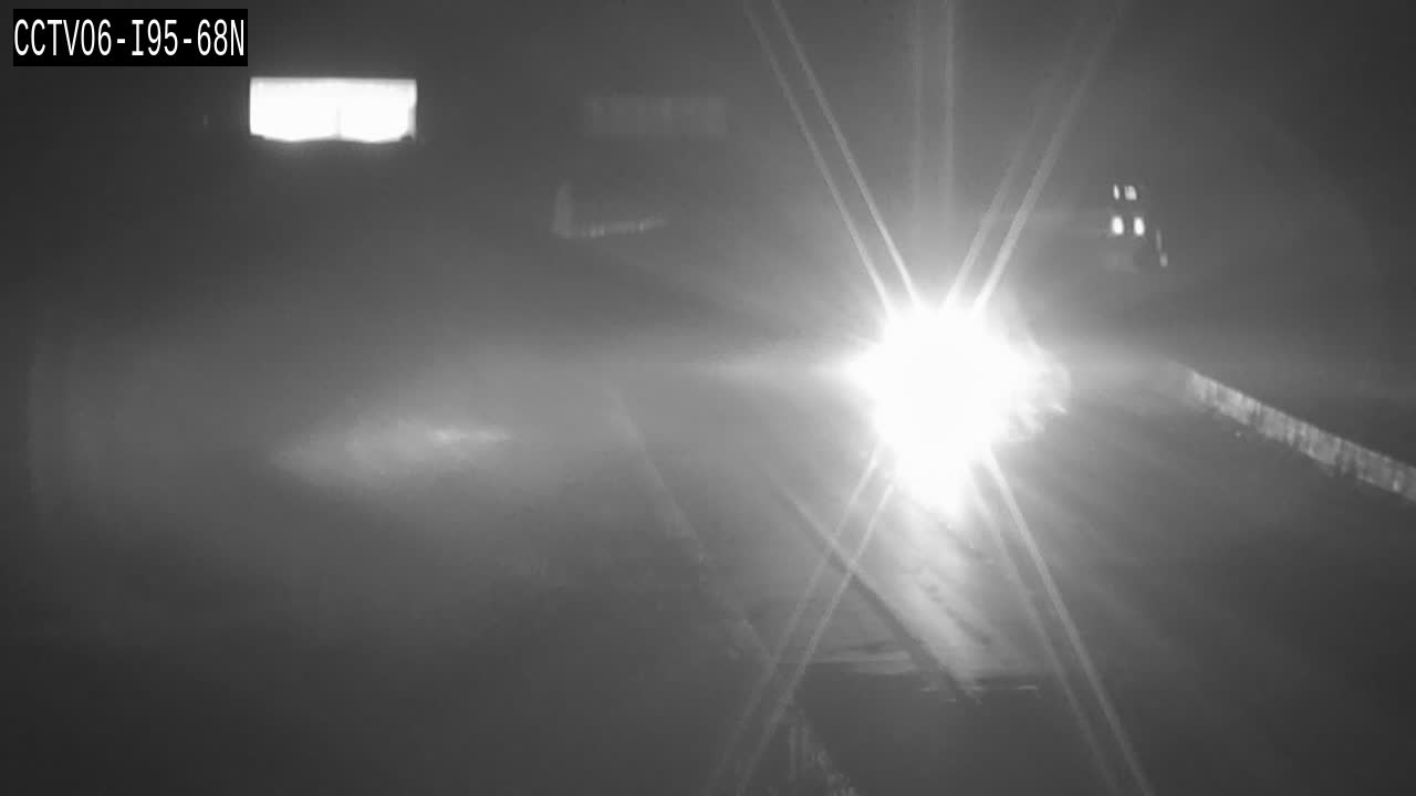 Traffic camera: I-95 northbound near mile marker 68
