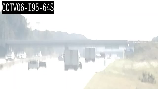 Traffic camera: I-95 southbound near mile marker 64