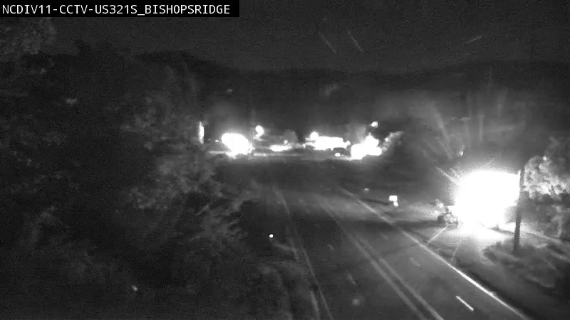US-321 & Bishop Ridge traffic camera, view south, Blowing Rock, North Carolina