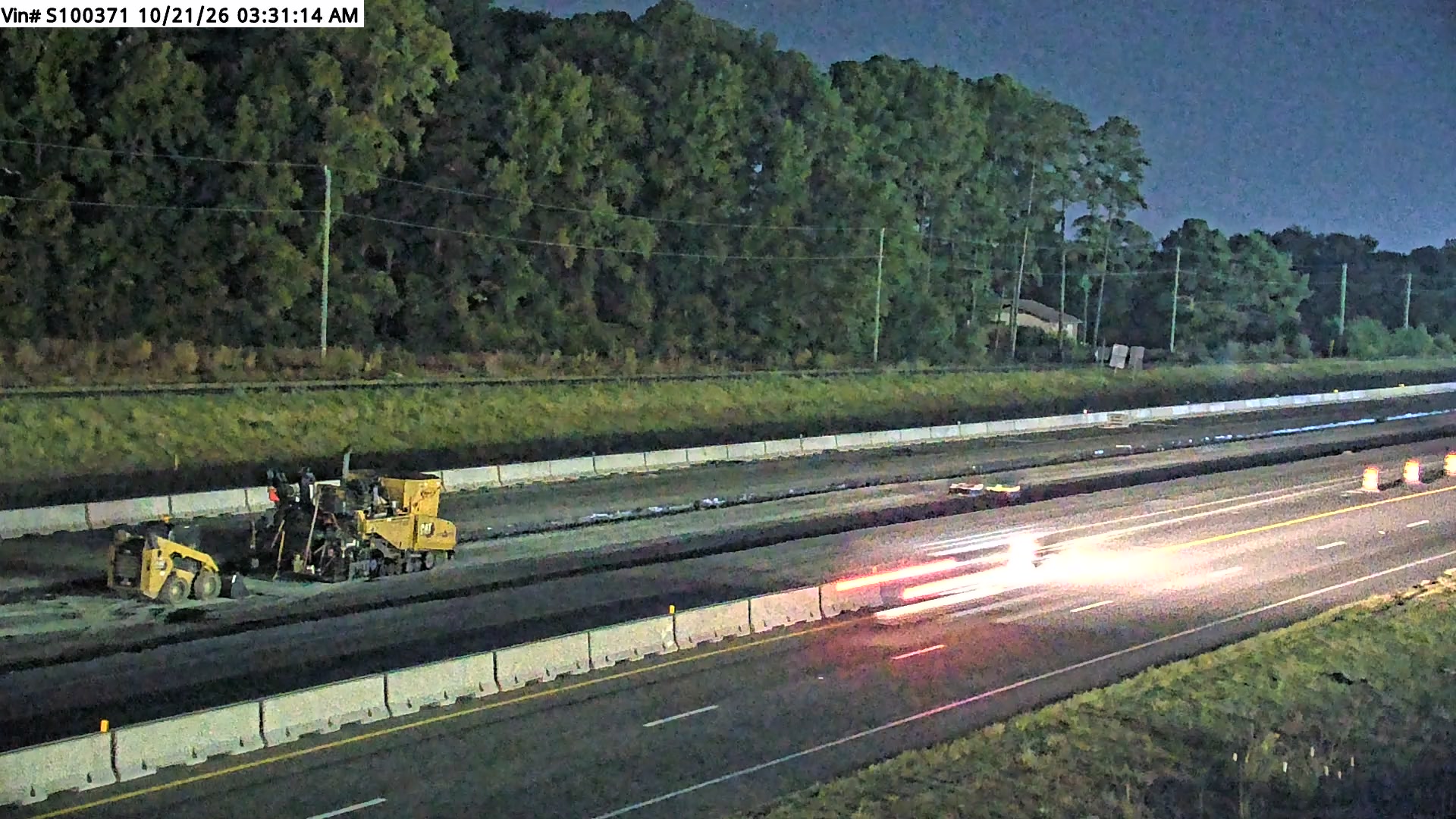 Traffic camera: I-95 northbound near mile marker 74
