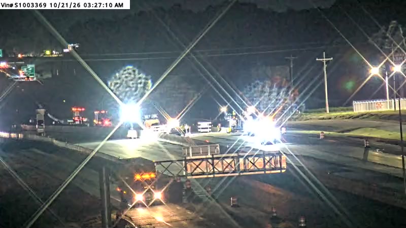 Traffic camera: I-95 southbound near mile marker 77